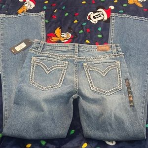 NWT Shyanne Jeans 32/34 Light Wash Blue Boot Barn Bootcut Western Country